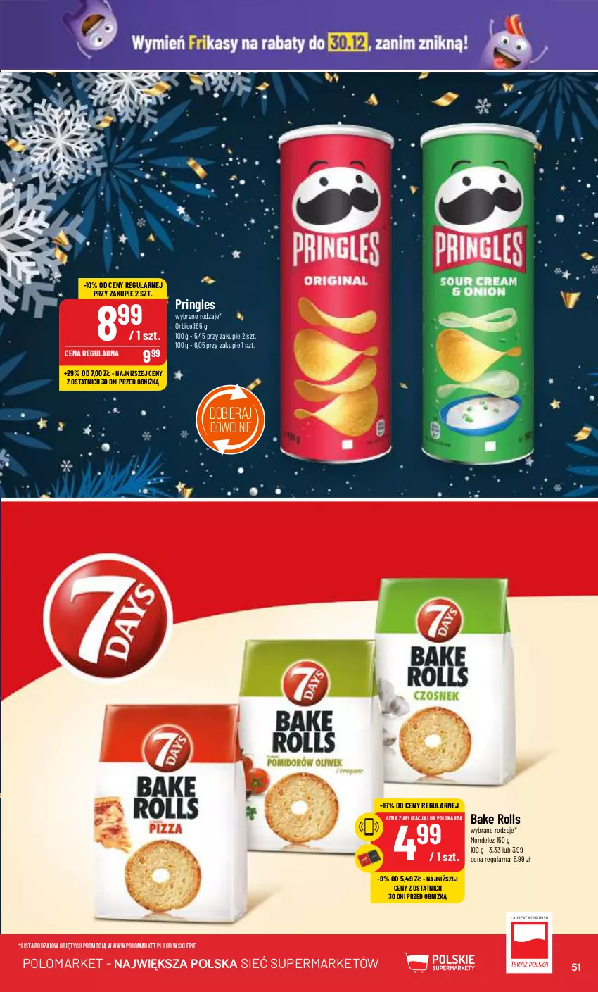 Gazetka promocyjna PoloMarket - Gazetka pomocyjna - ważna 27.12 do 30.12.2023 - strona 51 - produkty: Bake Rolls, BIC, Pringles