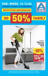 Gazetka promocyjna Aldi - Okazje na weekend - Gazetka - ważna od 13.04 do 13.04.2025 - strona 15 - produkty: Odkurzacz, Odkurzacze