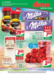 Gazetka promocyjna Dino - Gazetka - ważna od 25.03 do 25.03.2025 - strona 1 - produkty: Kawa rozpuszczalna, Por, JBL, Kawa, Czekolada, Olej, Milka, Wkład olejowy, Fa