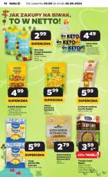 Gazetka promocyjna Netto - Od Czwartku - Gazetka - ważna od 26.06 do 26.06.2024 - strona 10 - produkty: Dawtona, Mus, Migdały, Kuskus, Mieszanka studencka, Chipsy, Croissant, Melvit, Baton, Kasza, Bakalland