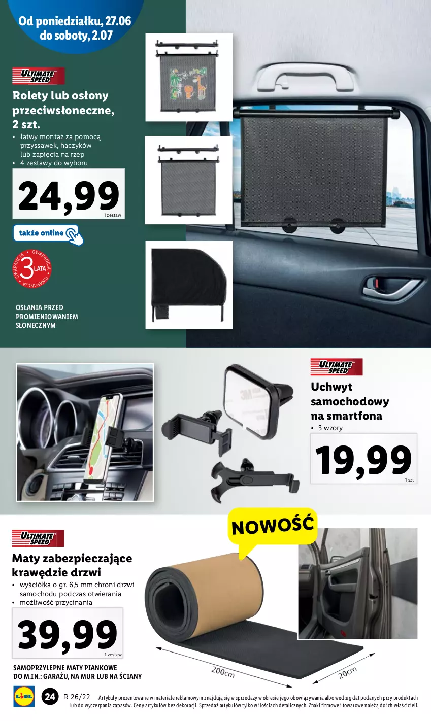 Gazetka promocyjna Lidl - GAZETKA - ważna 27.06 do 02.07.2022 - strona 24 - produkty: Drzwi, Garaż, Haczyk, Mop, Piec, Smartfon