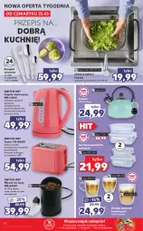 Gazetka promocyjna Kaufland - OFERTA TYGODNIA - Gazetka - ważna od 30.03 do 30.03.2021 - strona 48 - produkty: Piec, Młynek do kawy, Top, Noż, Czajnik elektryczny, Czajnik, Młynek, Pojemnik, Toster, Uchwyty, Kontroler, Cedzak, Miska