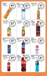 Gazetka promocyjna Odido - Gazetka - Gazetka - ważna od 01.06 do 01.06.2023 - strona 6 - produkty: Nałęczowianka, Sok, Lajkonik, Mus, Coca-Cola, Pepsi, Napój izotoniczny, Napój gazowany, Tymbark, Oshee, Kubuś, Woda, Napój, Krakersy, Hortex