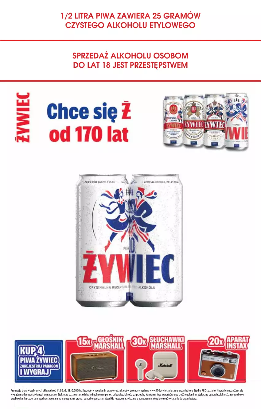 Gazetka promocyjna Stokrotka - Market - ważna 17.09 do 23.09.2026 - strona 26 - produkty: Gin, Gra, Piwa