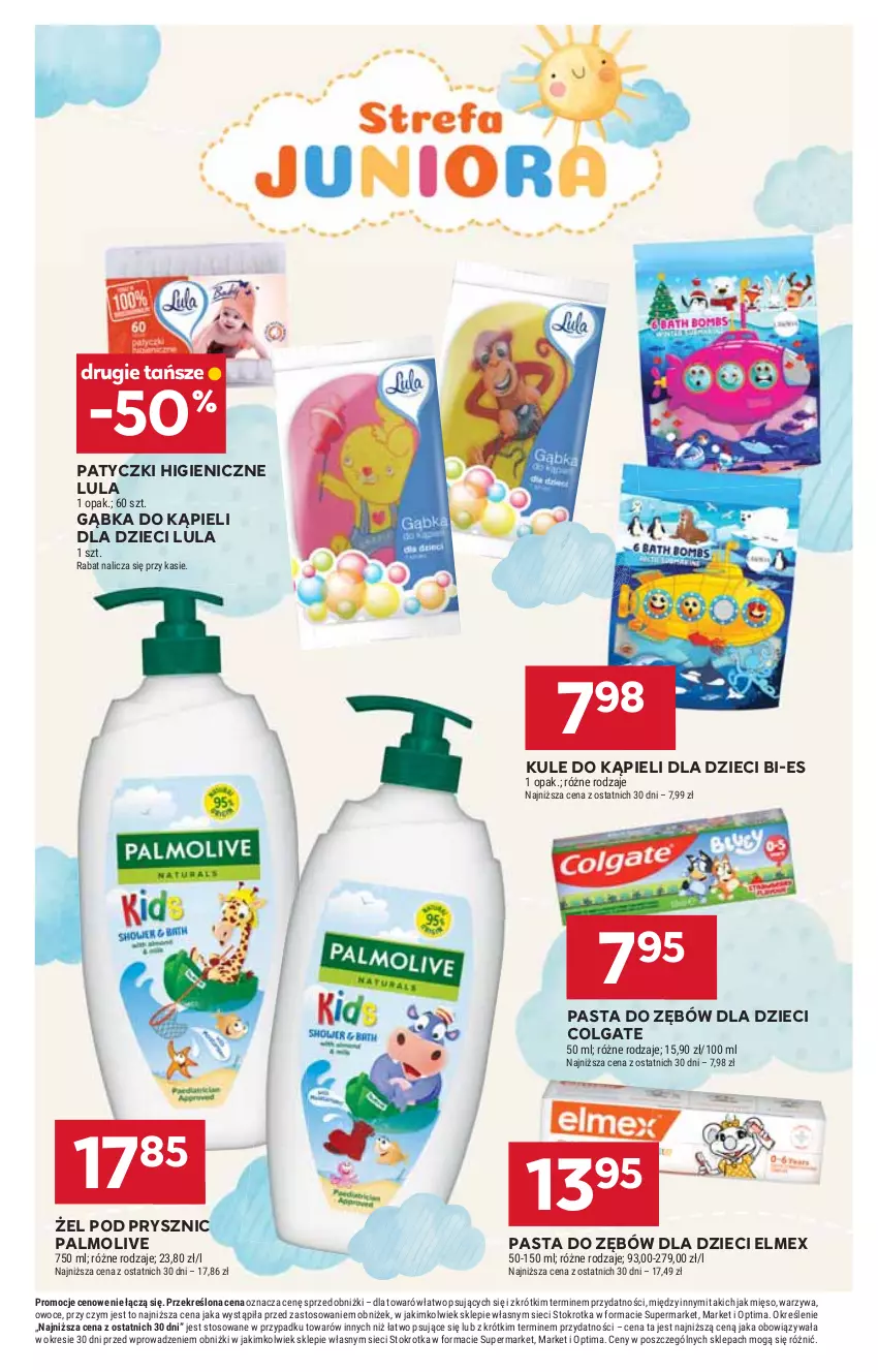 Gazetka promocyjna Stokrotka - Market - ważna 17.09 do 23.09.2026 - strona 33 - produkty: Colgate, Dzieci, Elmex, LG, Mięso, Optima, Owoce, Palmolive, Pasta do zębów, Warzywa