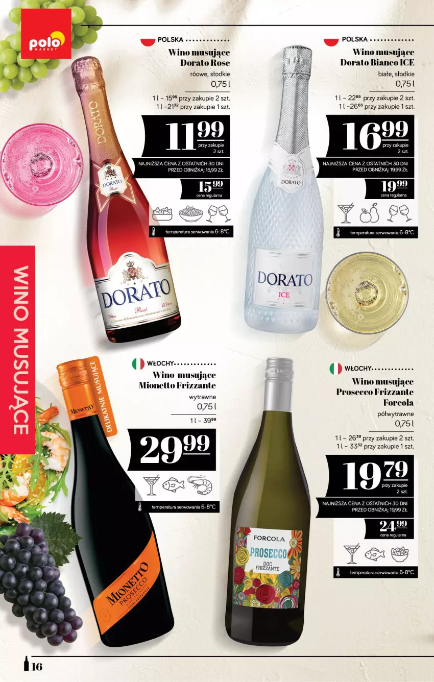 Gazetka promocyjna PoloMarket - Katalog alkoholi 17/2026 - ważna 10.09 do 23.09.2026 - strona 16 - produkty: Mionetto, Mus, Por, Prosecco, Ser, Wino, Wino musujące