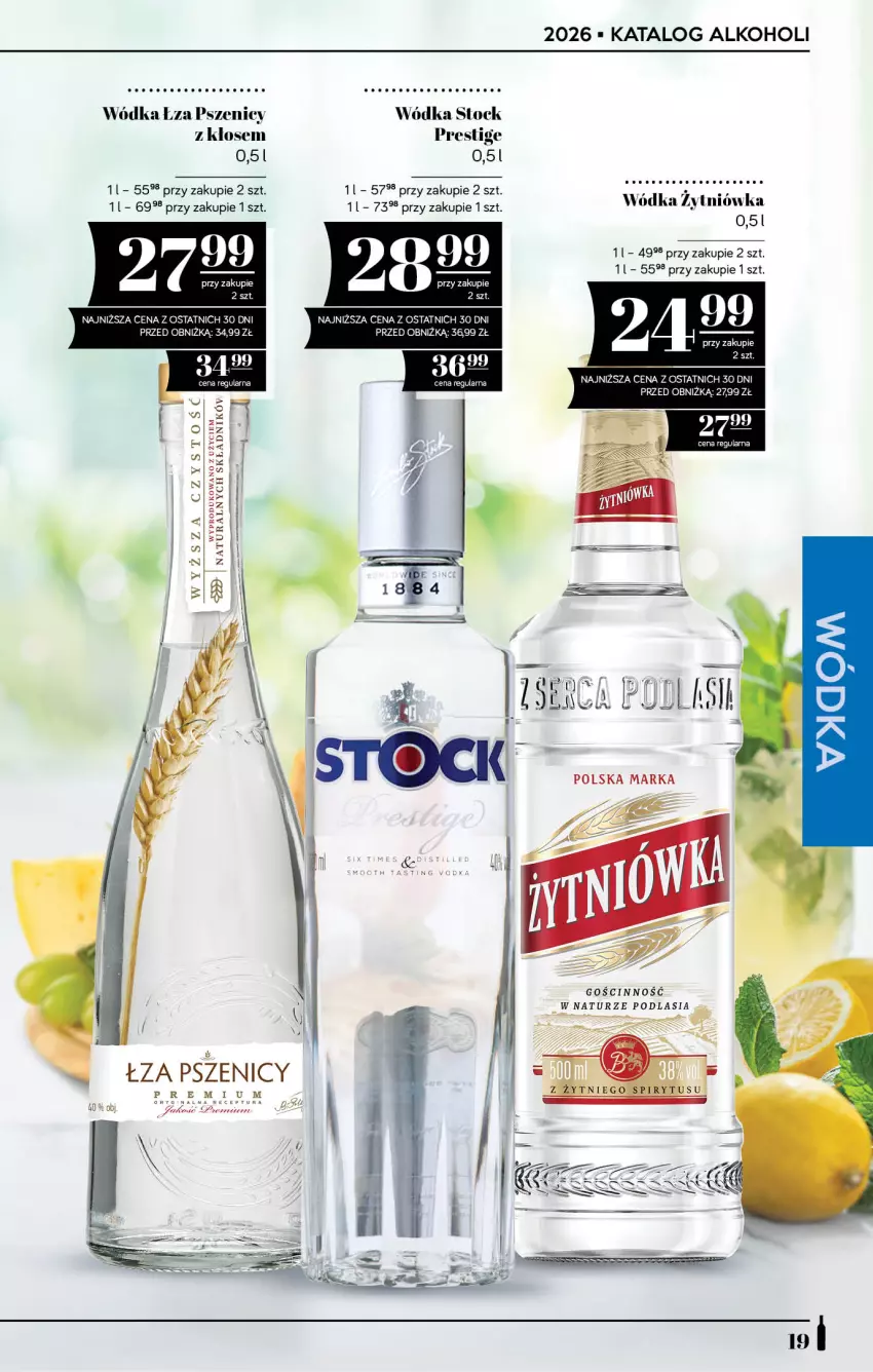 Gazetka promocyjna PoloMarket - Katalog alkoholi 17/2026 - ważna 10.09 do 23.09.2026 - strona 19 - produkty: Fa, Gin, Stock, Tefal, Wódka