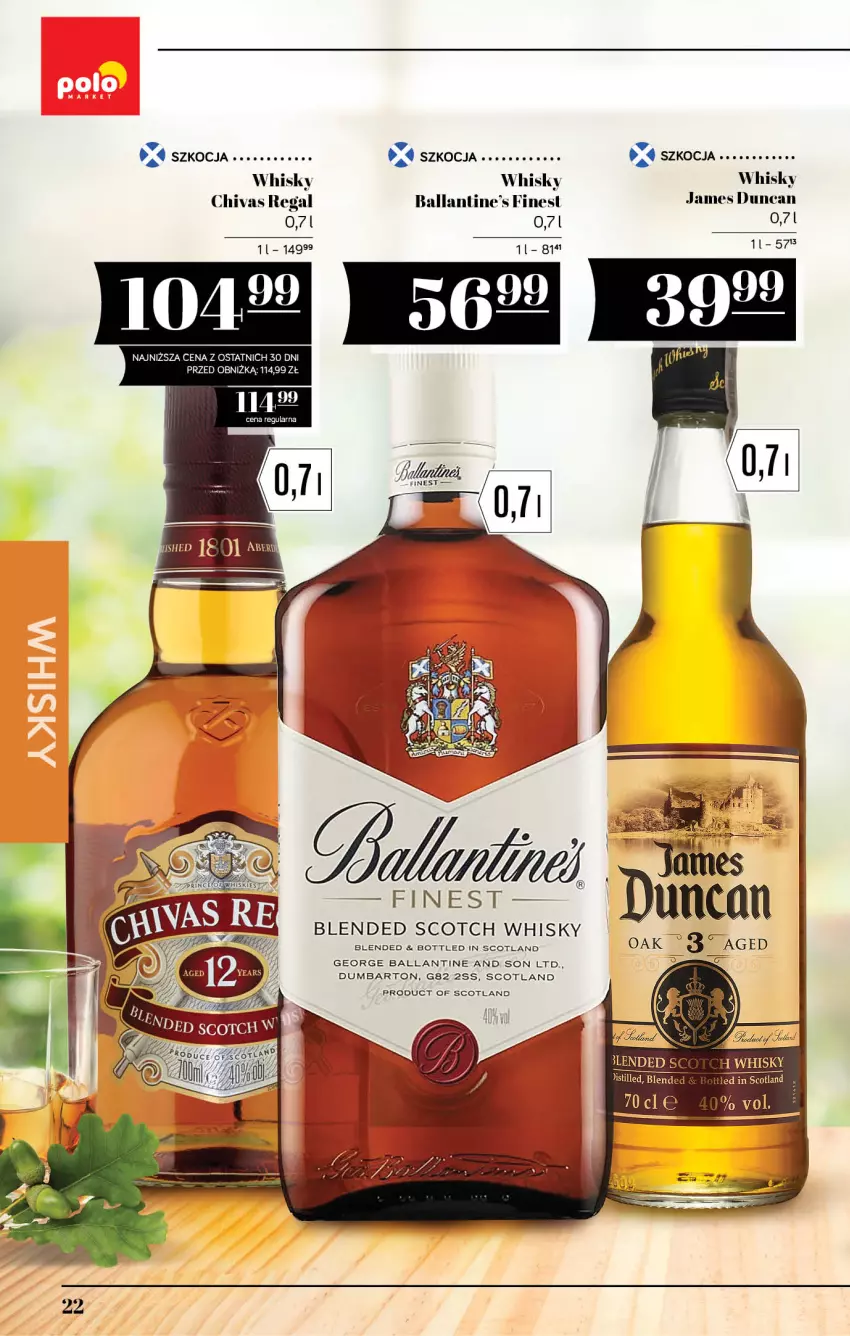 Gazetka promocyjna PoloMarket - Katalog alkoholi 17/2026 - ważna 10.09 do 23.09.2026 - strona 22 - produkty: Ballantine's, Koc, Whisky