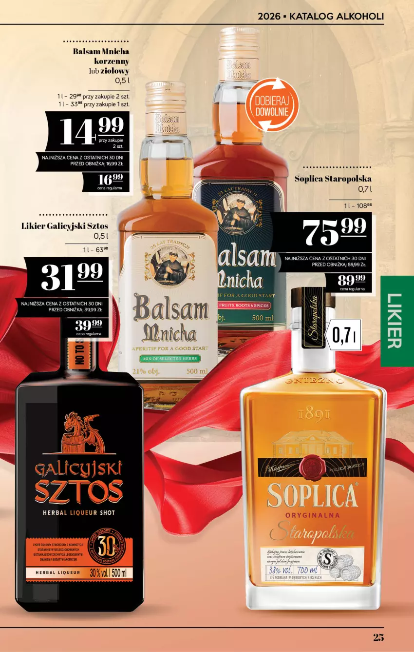 Gazetka promocyjna PoloMarket - Katalog alkoholi 17/2026 - ważna 10.09 do 23.09.2026 - strona 25 - produkty: Likier, Soplica