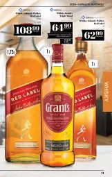 Gazetka promocyjna PoloMarket - Katalog alkoholi 17/2026 - Gazetka - ważna od 23.09 do 23.09.2026 - strona 21 - produkty: Koc, Gra, Johnnie Walker, Whisky, Grant's