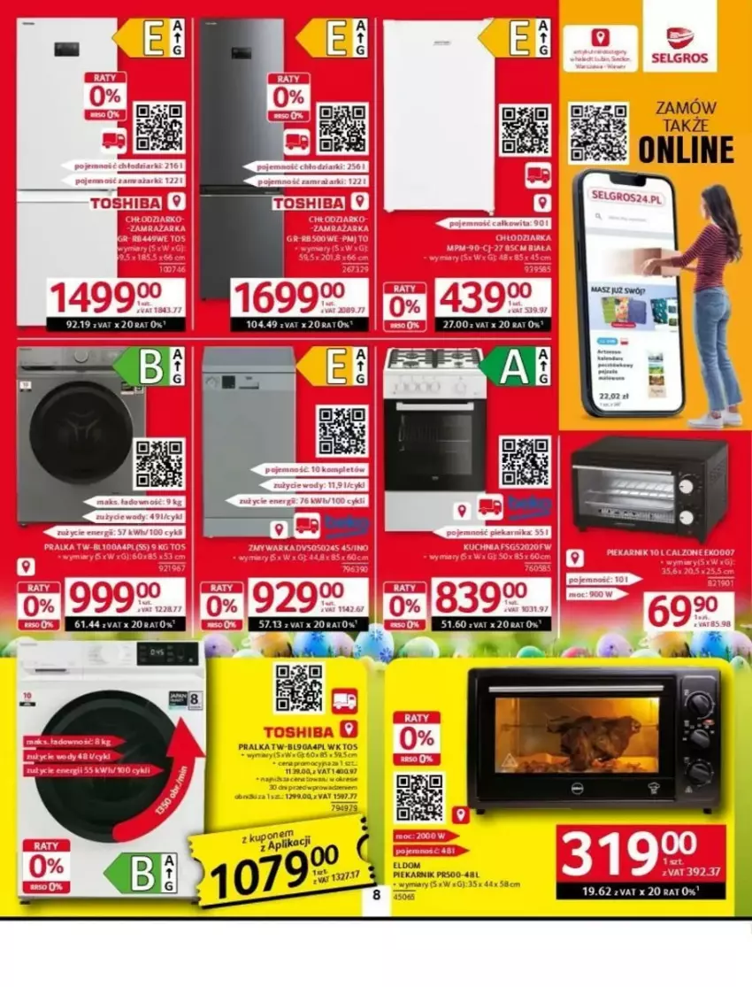 Gazetka promocyjna Selgros - ważna 10.04 do 23.04.2025 - strona 2 - produkty: Fa, LG, Piekarnik, Pralka