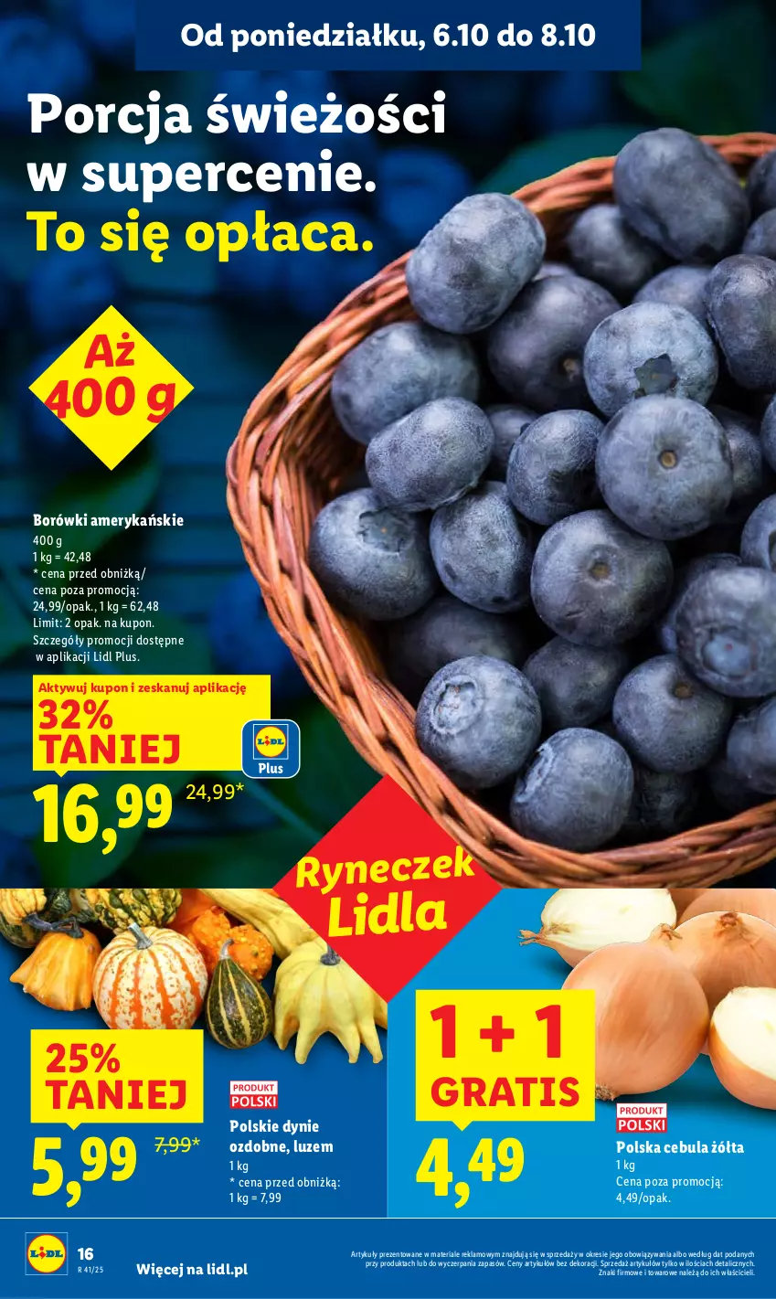 Gazetka promocyjna Lidl - GAZETKA - ważna 06.10 do 08.10.2025 - strona 16 - produkty: Cebula, Gra, Por