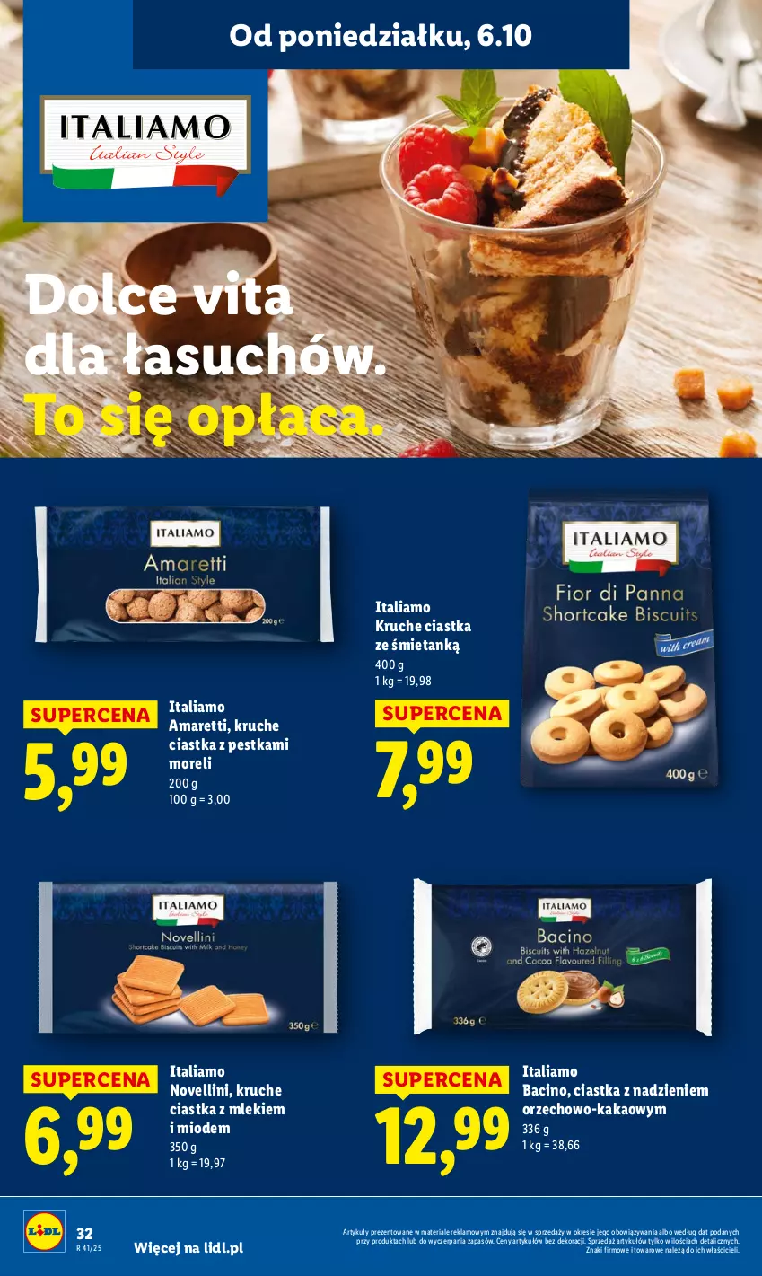 Gazetka promocyjna Lidl - GAZETKA - ważna 06.10 do 08.10.2025 - strona 32 - produkty: Ciastka, Kakao