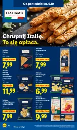 Gazetka promocyjna Lidl - GAZETKA - Gazetka - ważna od 08.10 do 08.10.2025 - strona 34 - produkty: Grissini, Chipsy, Parmezan, Krakersy