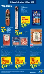 Gazetka promocyjna Lidl - GAZETKA - Gazetka - ważna od 08.10 do 08.10.2025 - strona 39 - produkty: Piec, Pur, Salami, Parówki, Dulano, PIKOK, Morliny, Boczek, Kiełbasa, Berlinki, Kiełbasa śląska
