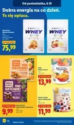 Gazetka promocyjna Lidl - GAZETKA - Gazetka - ważna od 08.10 do 08.10.2025 - strona 58 - produkty: Mango suszone, Tonik, Baton, Owoce, Odżywka, Mango, Helio, Fa