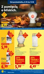 Gazetka promocyjna Lidl - GAZETKA - Gazetka - ważna od 08.10 do 08.10.2025 - strona 64 - produkty: Sok, Znicz