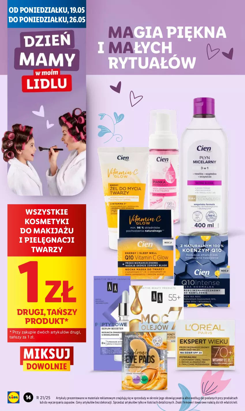 Gazetka promocyjna Lidl - GAZETKA - ważna 19.05 do 21.05.2025 - strona 14 - produkty: Makijaż