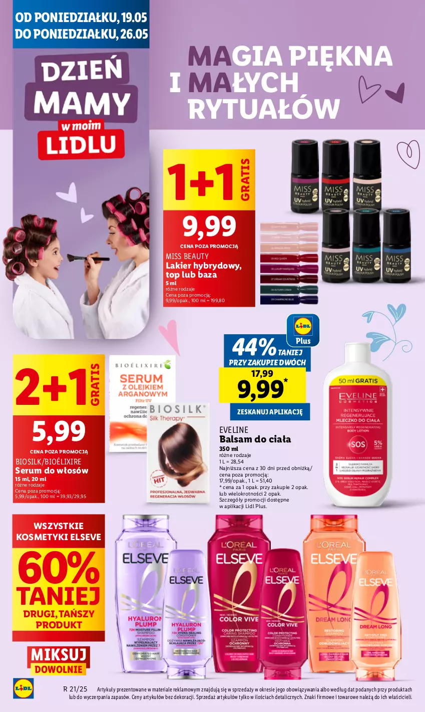 Gazetka promocyjna Lidl - GAZETKA - ważna 19.05 do 21.05.2025 - strona 16 - produkty: Balsam do ciała, Elseve, Eveline, Gra, Lakier, Lakier hybrydowy, Rum, Ser, Serum, Serum do włosów, Top