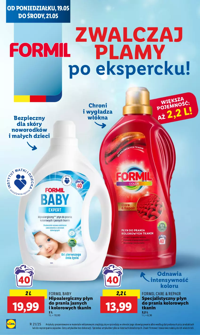Gazetka promocyjna Lidl - GAZETKA - ważna 19.05 do 21.05.2025 - strona 64 - produkty: Dzieci, Piec, Płyn do prania