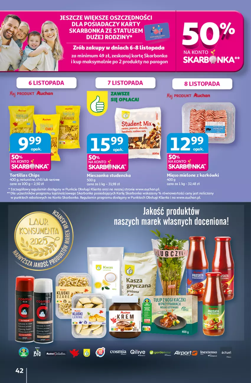 Gazetka promocyjna Auchan - Pewność niskich cen Hipermarket - ważna 06.11 do 12.11.2025 - strona 42 - produkty: Top