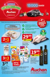 Gazetka promocyjna Auchan - Pewność niskich cen Hipermarket - Gazetka - ważna od 12.11 do 12.11.2025 - strona 1 - produkty: Top, Gin, Gra, Biały Jeleń, Persil, Tusz, Vizir, Rogal, Oliwa z oliwek, Mleko, Oliwa