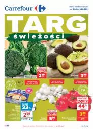 Gazetka promocyjna Carrefour - Gazetka Targi świeżości - Gazetka - ważna od 09.08 do 09.08.2021 - strona 1 - produkty: Piec, Kosz, Masło, Pomidory