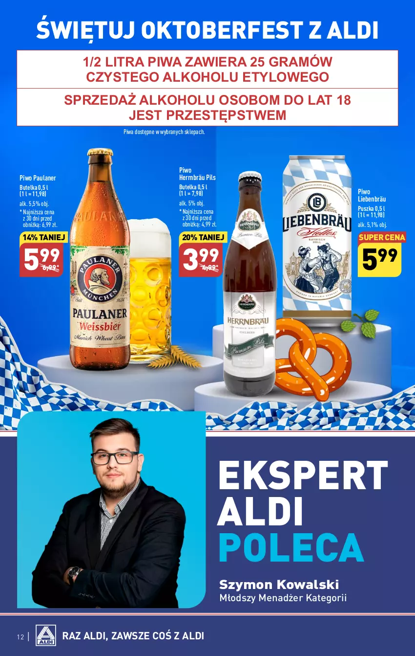 Gazetka promocyjna Aldi - Pełna oferta - ważna 04.09 do 09.09.2023 - strona 12 - produkty: Gra, Piwa, Piwo