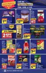 Gazetka promocyjna Aldi - Pełna oferta - Gazetka - ważna od 09.09 do 09.09.2023 - strona 16 - produkty: Dawtona, Kawa rozpuszczalna, Sok, Kawa ziarnista, Zupa, Dallmayr, Kawa, Kosz, Croissant, Dżem, Dr. Oetker, Sonko, Galaretka, Sok pomidorowy, Jacobs, Gala, Milka, Knorr, Danie gotowe