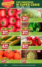 Gazetka promocyjna Aldi - Pełna oferta - Gazetka - ważna od 09.09 do 09.09.2023 - strona 2 - produkty: Papryka czerwona, Papryka, Kiełki, Pomidory, Kukurydza, Szpinak