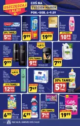 Gazetka promocyjna Aldi - Pełna oferta - Gazetka - ważna od 09.09 do 09.09.2023 - strona 20 - produkty: Ludwik, Krem do twarzy, Mydło w płynie, Palmolive, Do mycia naczyń, Rexona, Bielenda, Bell, Dezodorant, Whiskas, Str8, Pasta do zębów, Kret, Płyn do mycia naczyń, Taft, Kostka do wc, Lakier do włosów, Bella, Płyn do mycia, Mydło, Colgate, Wkładki, Antyperspirant, Lakier, LG, Fa