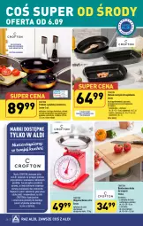 Gazetka promocyjna Aldi - Pełna oferta - Gazetka - ważna od 09.09 do 09.09.2023 - strona 26 - produkty: Piec, Ser, Noż, Deska do krojenia, Waga