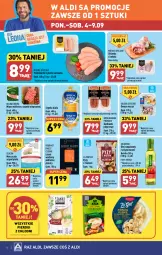 Gazetka promocyjna Aldi - Pełna oferta - Gazetka - ważna od 09.09 do 09.09.2023 - strona 6 - produkty: Kurczak, Pierogi, Mięso mielone z szynki, Mięso mielone, Kujawski, Golonka z indyka, Mięsne specjały, Kiełbaski pieprzowe, Golden Seafood, Szynka, Pieprz, Owoce morza, Olej rzepakowy, Owoce, Szynka biała, Olej, Mięso