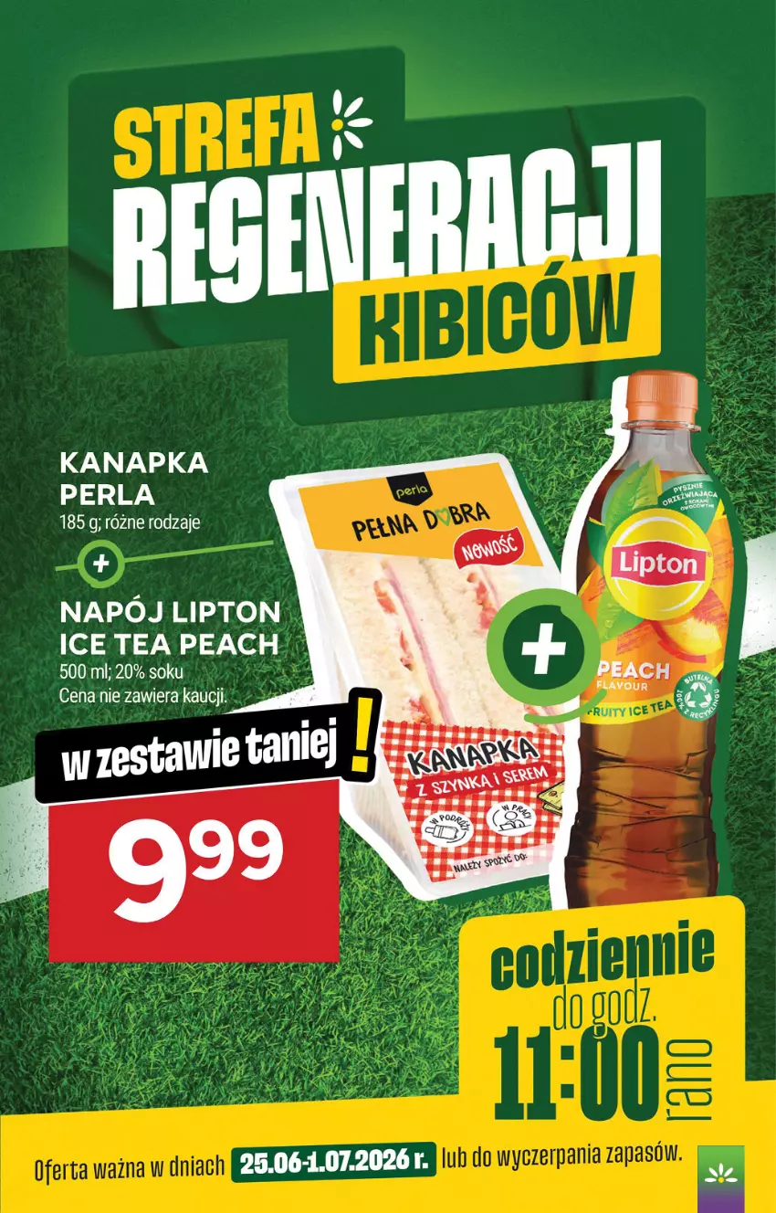 Gazetka promocyjna Stokrotka - Express - ważna 25.06 do 01.07.2026 - strona 2 - produkty: Ice tea, Lipton, Napój, Sok