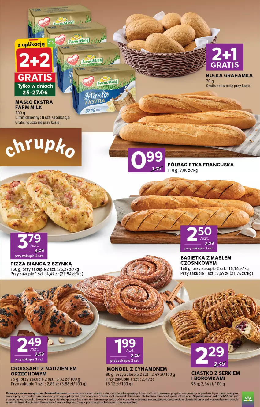 Gazetka promocyjna Stokrotka - Express - ważna 25.06 do 01.07.2026 - strona 4 - produkty: Bagietka, Gra, Pizza, Półbagietka
