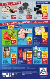 Gazetka promocyjna Aldi - Pełna oferta - Gazetka - ważna od 19.07 do 19.07.2025 - strona 36 - produkty: Kurczak, Elseve, Ser, Por, Gin, Filet z piersi kurczaka, Mięsne specjały, Kosz, O nas, Koszula, Pierre Cardin, Szampon, Biuro, Arbuz, Masło, Bokserki, Fa