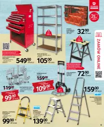 Gazetka promocyjna Selgros - Katalog Narzędzia i Ogród - Gazetka - ważna od 07.09 do 07.09.2022 - strona 9 - produkty: Top, Sok, Por, Drabina, Stół, Regał, Szafka, Wkręt, Wózek, Garaż, Regał metalowy