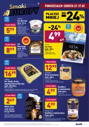 Gazetka promocyjna Aldi - ALE! CENA - Gazetka - ważna od 27.02 do 27.02.2021 - strona 11 - produkty: Makaron, Ser, Gin, Brit, Burrata, Kawa, Tera, Sałat, Konfitura, Krem orzechowy, Whisky, Feta, Gouda, Kakao, Grejpfrut, Mleko