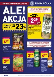 Gazetka promocyjna Aldi - ALE! CENA - Gazetka - ważna od 27.02 do 27.02.2021 - strona 18 - produkty: Piwa, Piwo, Ser, Por, Mus, Gra, Beko, Chipsy, Tera, Sezam, Piwo jasne, Sport, Półka, Krakersy, LG