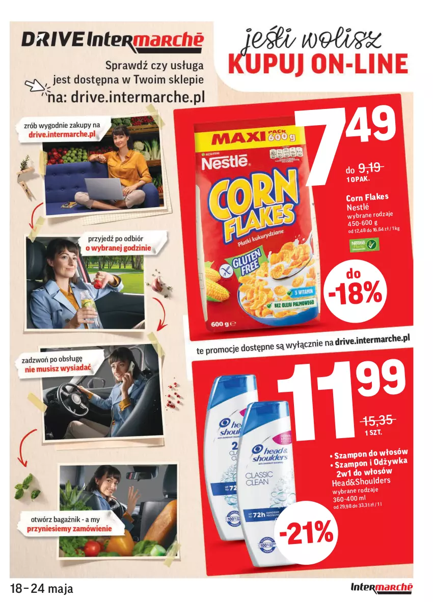 Gazetka promocyjna Intermarche - Swieżo i tanio - ważna 18.05 do 24.05.2021 - strona 29 - produkty: Corn flakes, Szampon