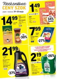 Gazetka promocyjna Intermarche - Swieżo i tanio - Gazetka - ważna od 24.05 do 24.05.2021 - strona 39 - produkty: Piwo, Płyn do prania, Kawa rozpuszczalna, Koc, Kawa mielona, Kawa, Velvet, Woolite, Mąka, Morliny, Jacobs, Okocim