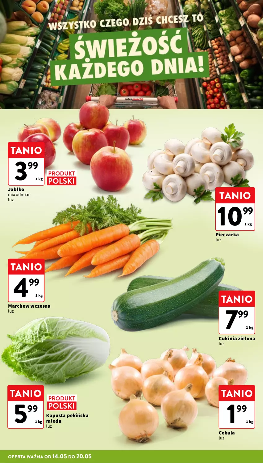 Gazetka promocyjna Intermarche - Gazetka promocyjna - ważna 14.05 do 20.05.2026 - strona 12 - produkty: Cebula, Piec, Pieczarka