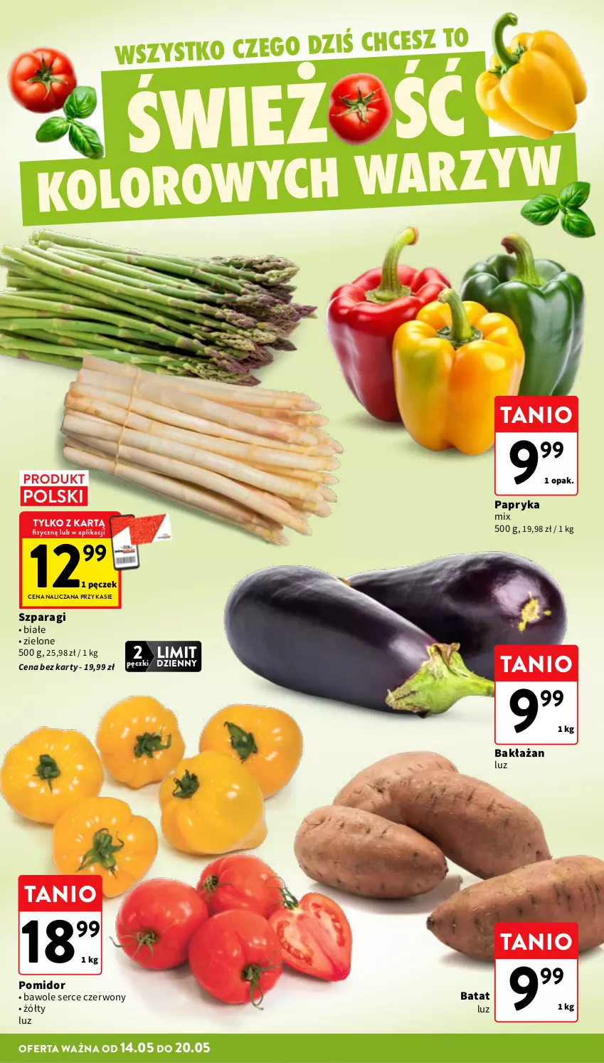 Gazetka promocyjna Intermarche - Gazetka promocyjna - ważna 14.05 do 20.05.2026 - strona 14 - produkty: Papryka, Ser