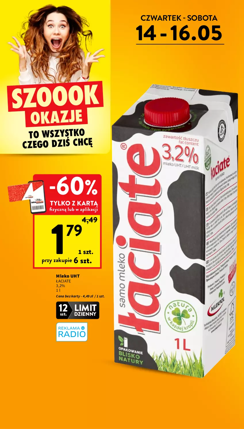 Gazetka promocyjna Intermarche - Gazetka promocyjna - ważna 14.05 do 20.05.2026 - strona 2 - produkty: Mleko