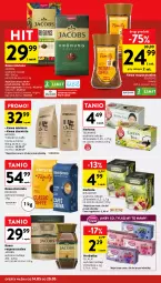 Gazetka promocyjna Intermarche - Gazetka promocyjna - Gazetka - ważna od 20.05 do 20.05.2026 - strona 28 - produkty: Kawa rozpuszczalna, Gin, Kawa ziarnista, Kawa mielona, Kawa, Teekanne, Jacobs, Woseba, Herbata, Fa