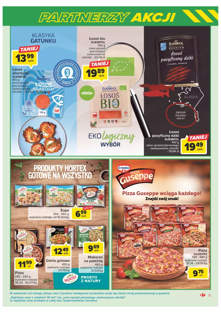 Gazetka promocyjna Carrefour - Gazetka Marki znane i lubiane - ważna 09.05 do 27.05.2023 - strona 5 - produkty: Danie gotowe, Fa, Makaron, Pizza, Sofa, Suempol, Tran