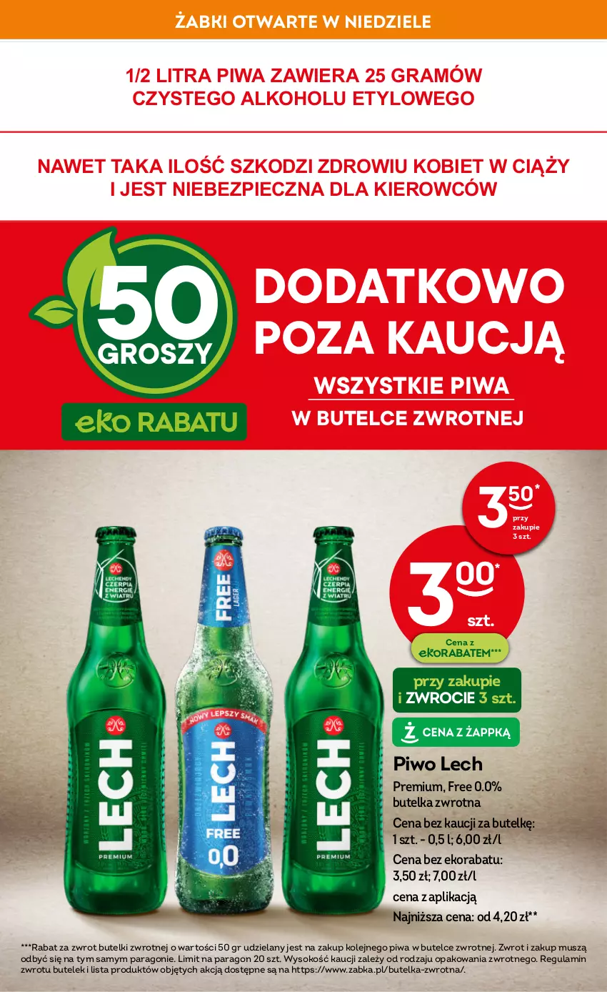 Gazetka promocyjna Żabka - ważna 14.02 do 27.02.2024 - strona 14 - produkty: Gra, Lech Premium, Mus, Olej, Piec, Piwa, Piwo, Sok