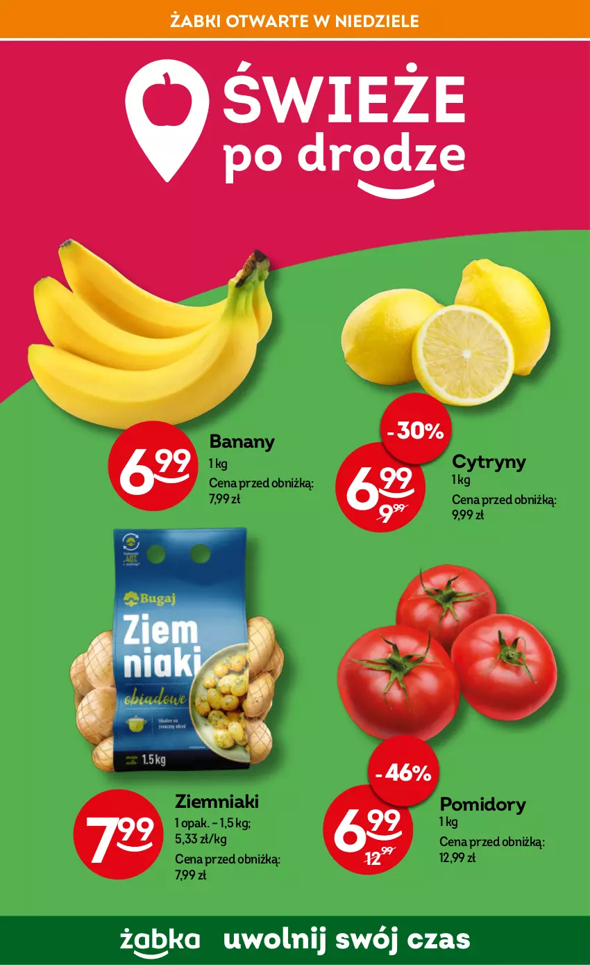 Gazetka promocyjna Żabka - ważna 14.02 do 27.02.2024 - strona 36 - produkty: Banany, Cytryny, Owoce, Pomidory, Warzywa, Ziemniaki