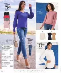 Gazetka promocyjna Bonprix - Moda, która podbije Twoje serce! - Gazetka - ważna od 04.04 do 04.04.2023 - strona 56 - produkty: Sweter, Gra, Granat, Kawa, Kamizelka, Dżinsy, Wełna