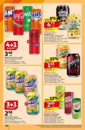 Gazetka promocyjna Auchan - Hipermarket - Gazetka - ważna od 21.08 do 21.08.2024 - strona 28 - produkty: Coca-Cola, Schweppes, Napój gazowany, Tymbark, Fanta, Sprite, Napój, Nestea, Fa